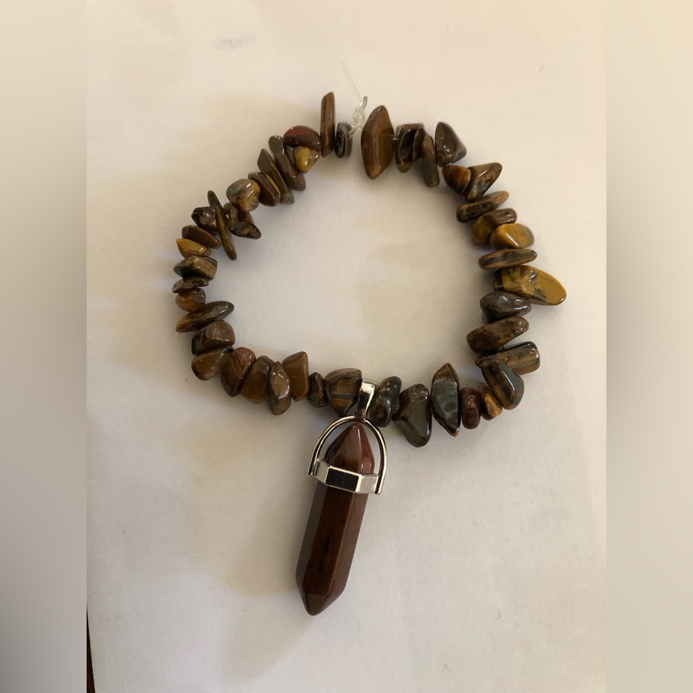 Homemade Tiger Eye Bracelet